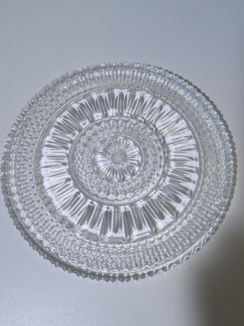 Vintage Indiana Federal Glass 8.5" Salad Luncheon Plate Windsor / Royal Brighton
